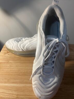 Nike White Men's Air-Style Mesh Sneakers